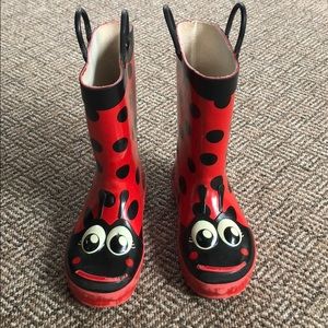 Western Chief, lady bug rain boots, size 11
